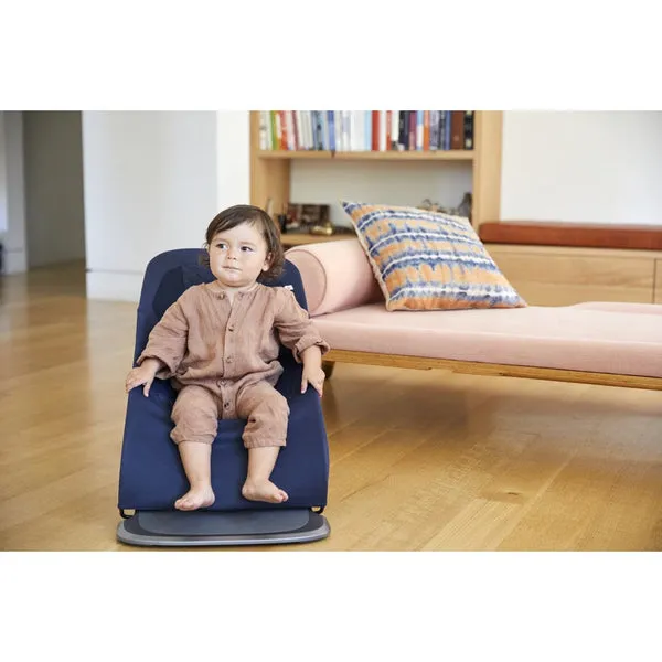 [1 Yr Local Warranty] Ergobaby Evolve 3 In1 Bouncer - Midnight Blue