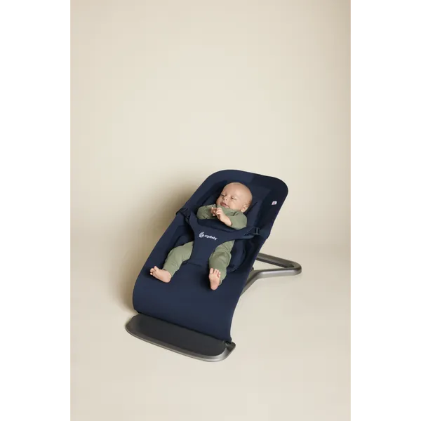 [1 Yr Local Warranty] Ergobaby Evolve 3 In1 Bouncer - Midnight Blue