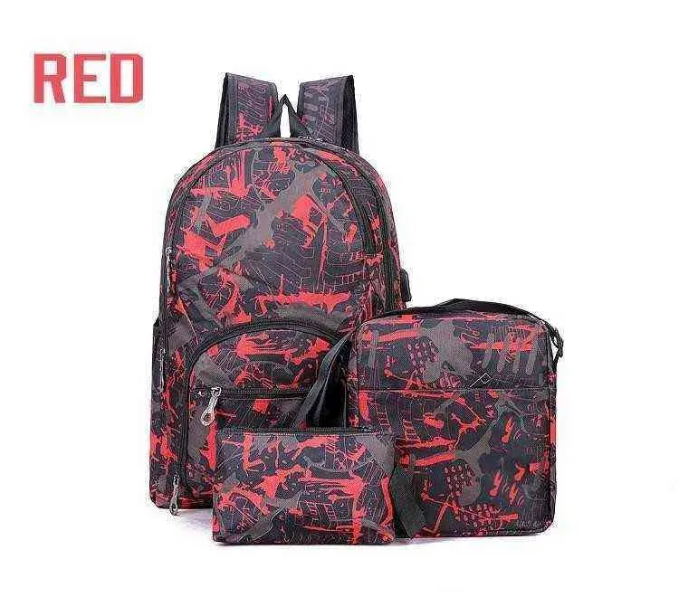 2027 Best out door outdoor bags camouflage travel backpack computer bag Oxford Brake chain middle school student bag many colors XSD1004