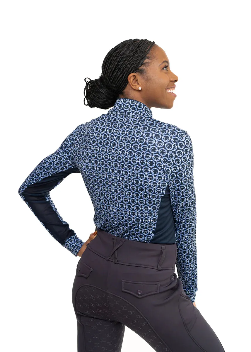 Cool & Comfortable Technical Riding Shirt Blue