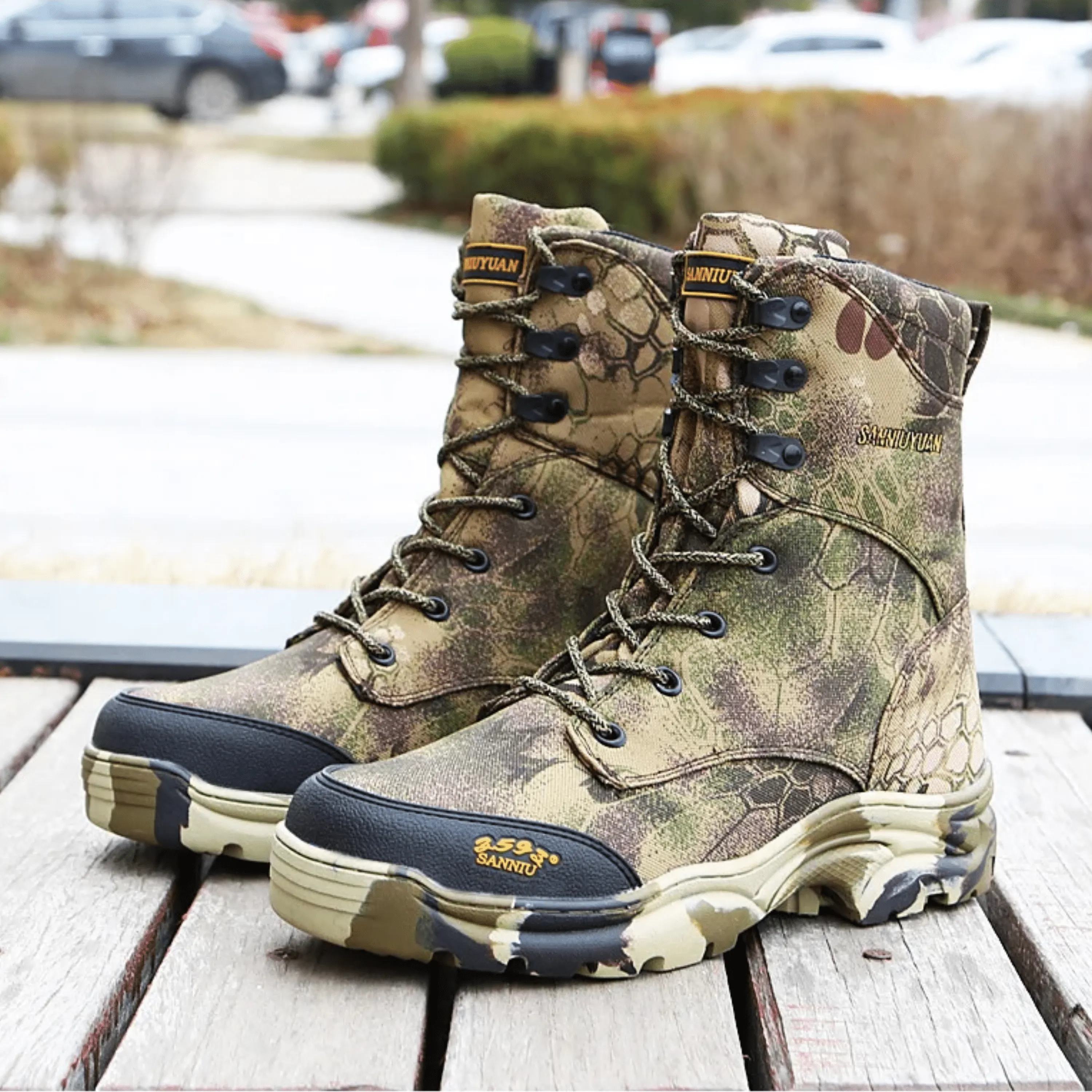 Desert Jungle Camouflage Boots