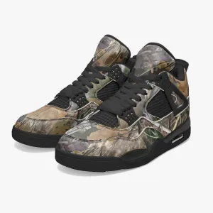 Hunting Sneakers | Brown Oak Tree Camouflage | AJ4 Style