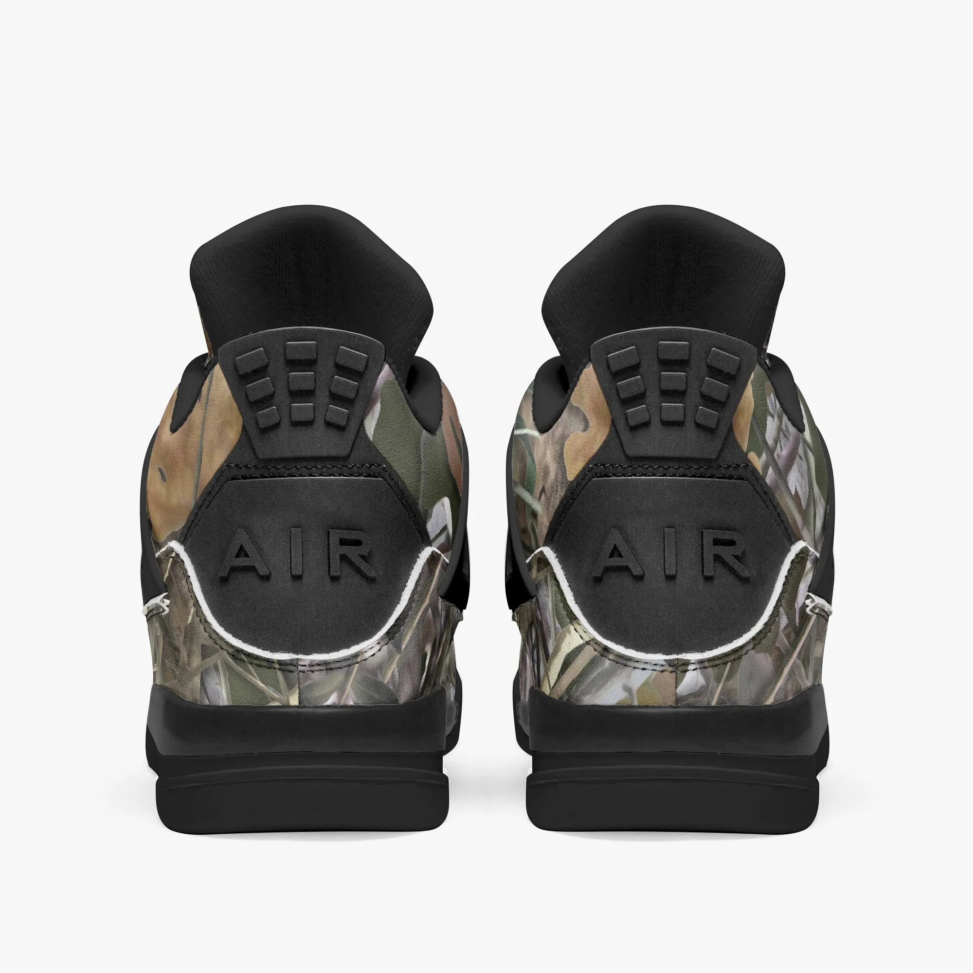 Hunting Sneakers | Brown Oak Tree Camouflage | AJ4 Style