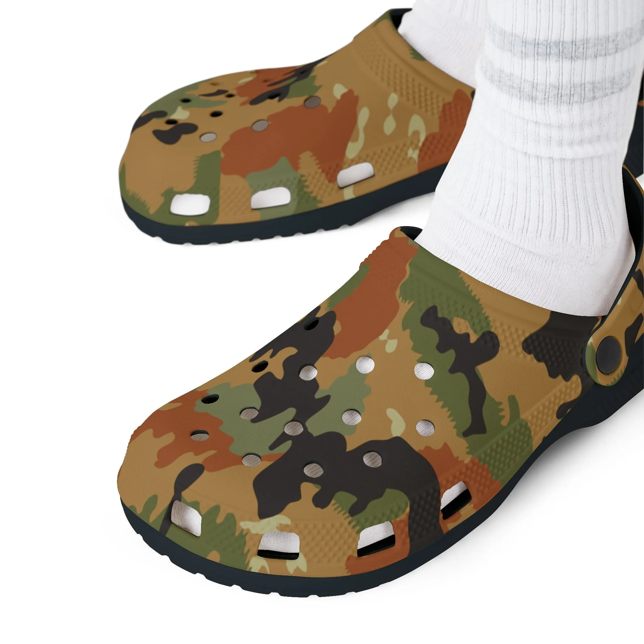 Leibermuster Camouflage EVA Clog