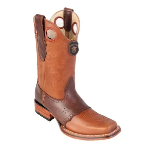 Los Altos 8143851 Men's Honey Brown Genuine Leather  Rodeo Boots
