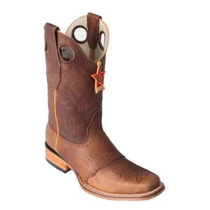 Los Altos 8149951 Men's Honey Genuine Leather Rodeo Boots
