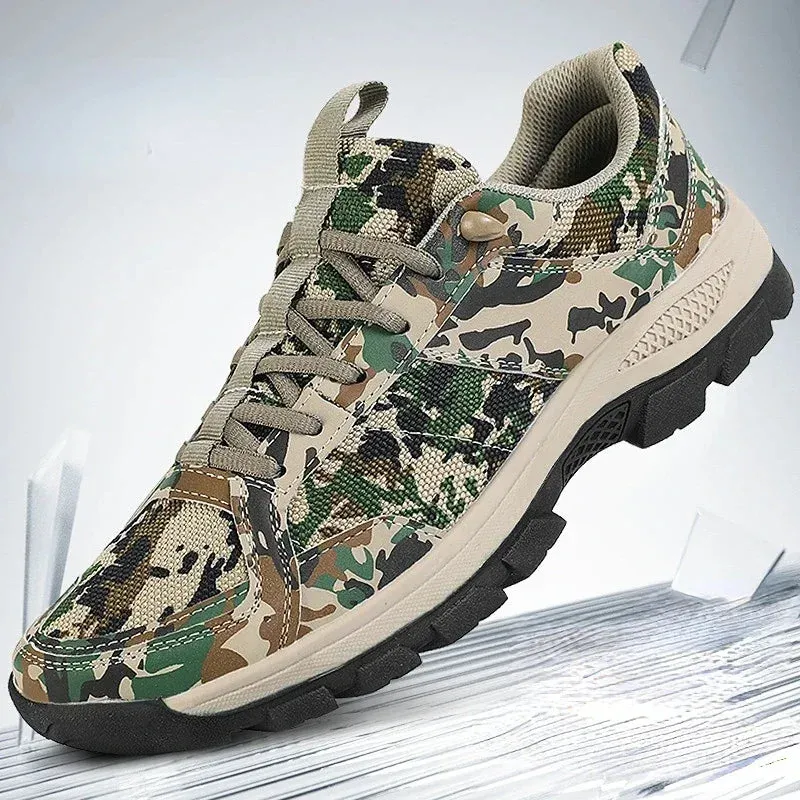 Men’s Tactical Camouflage Sneakers – Durable & Breathable
