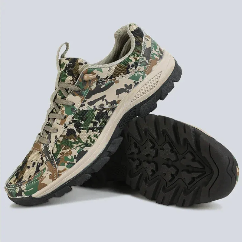 Men’s Tactical Camouflage Sneakers – Durable & Breathable