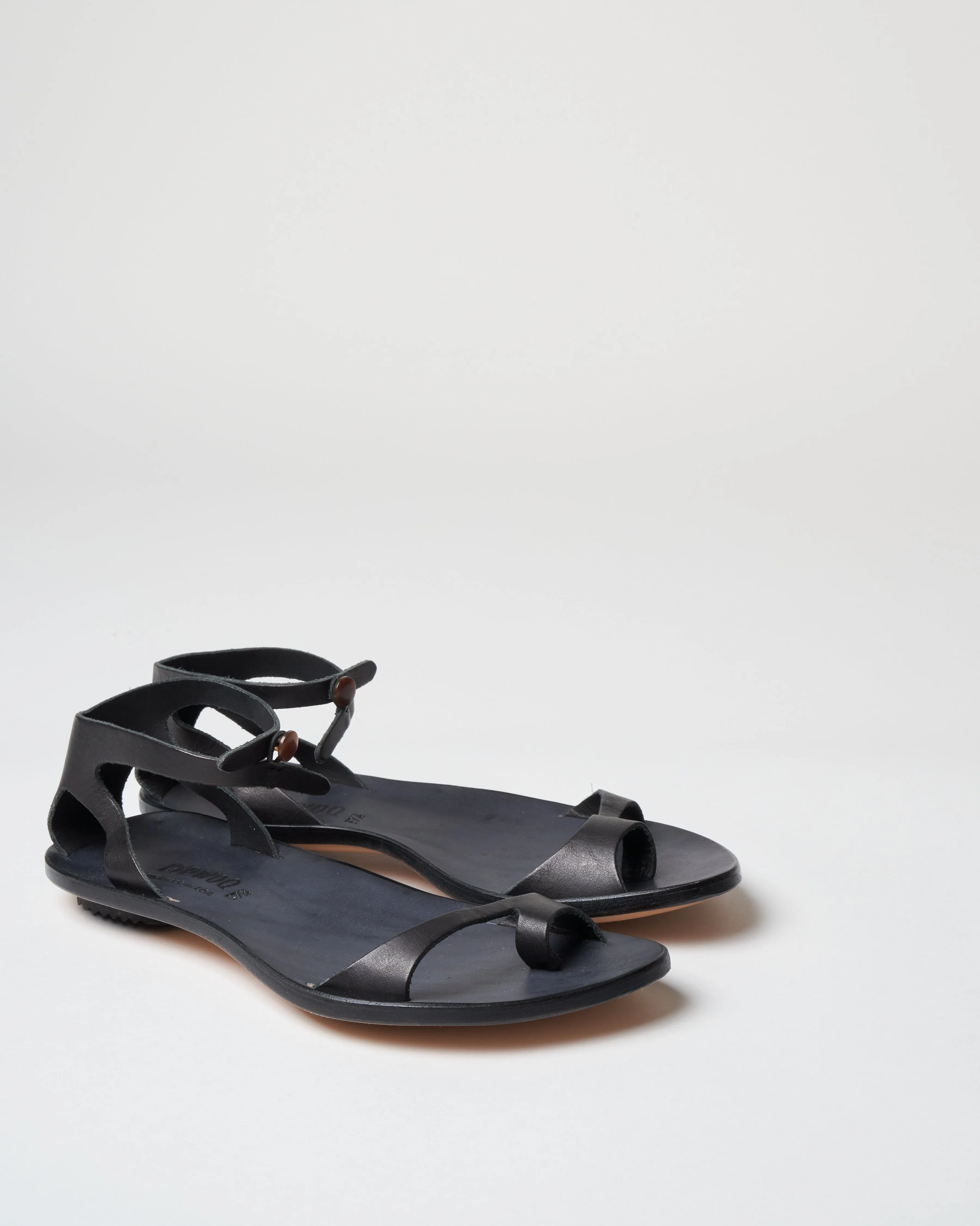 naked sandal - black