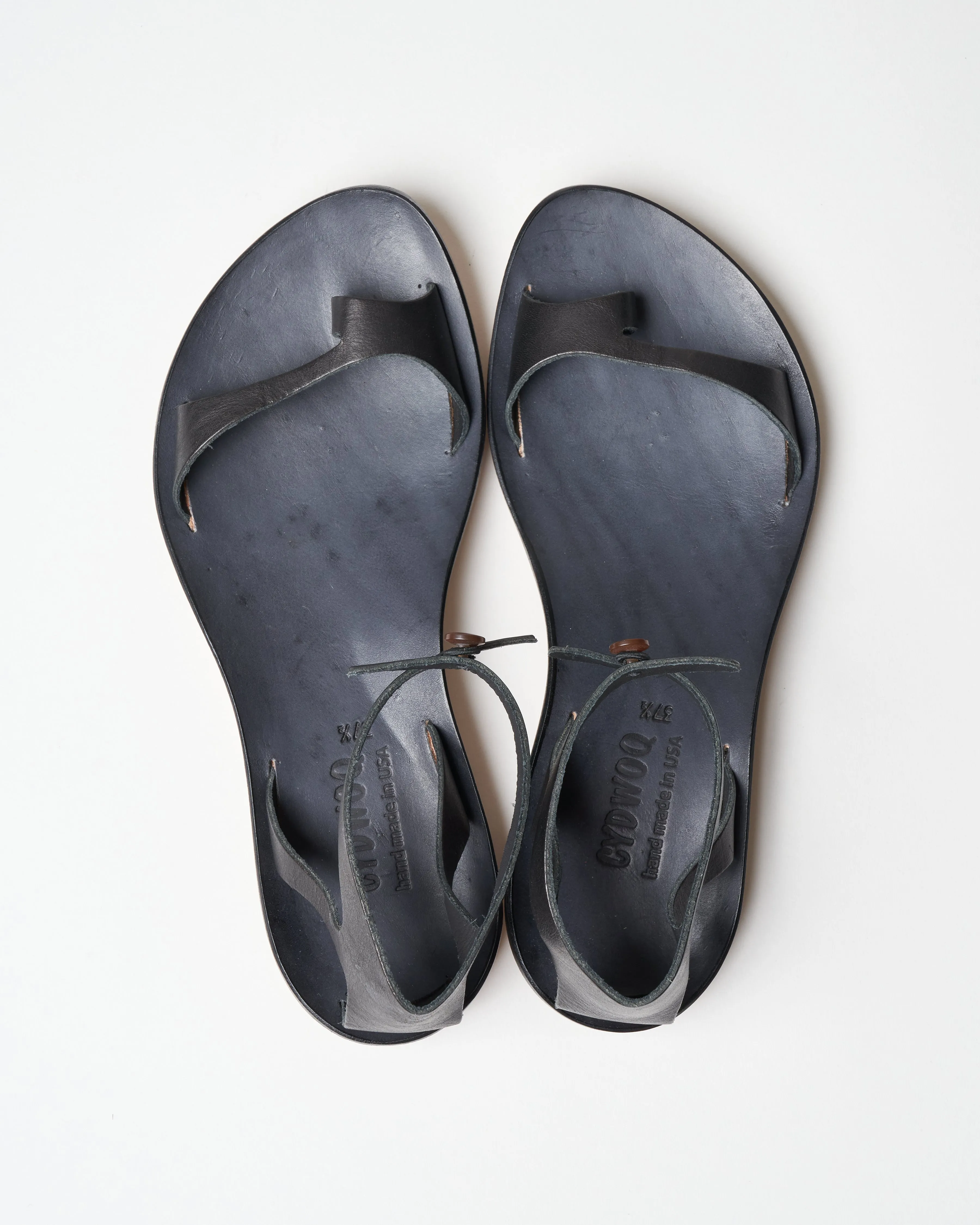 naked sandal - black