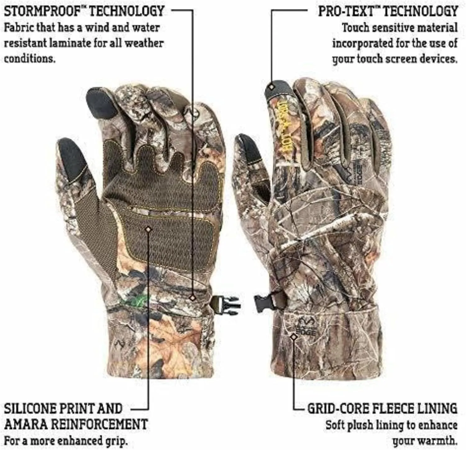 New Year sale Outdoor Hunting Gloves – Value for money Pro-Text Edge Realtree Camo Swiftstrike Camouflage Gear Men’S