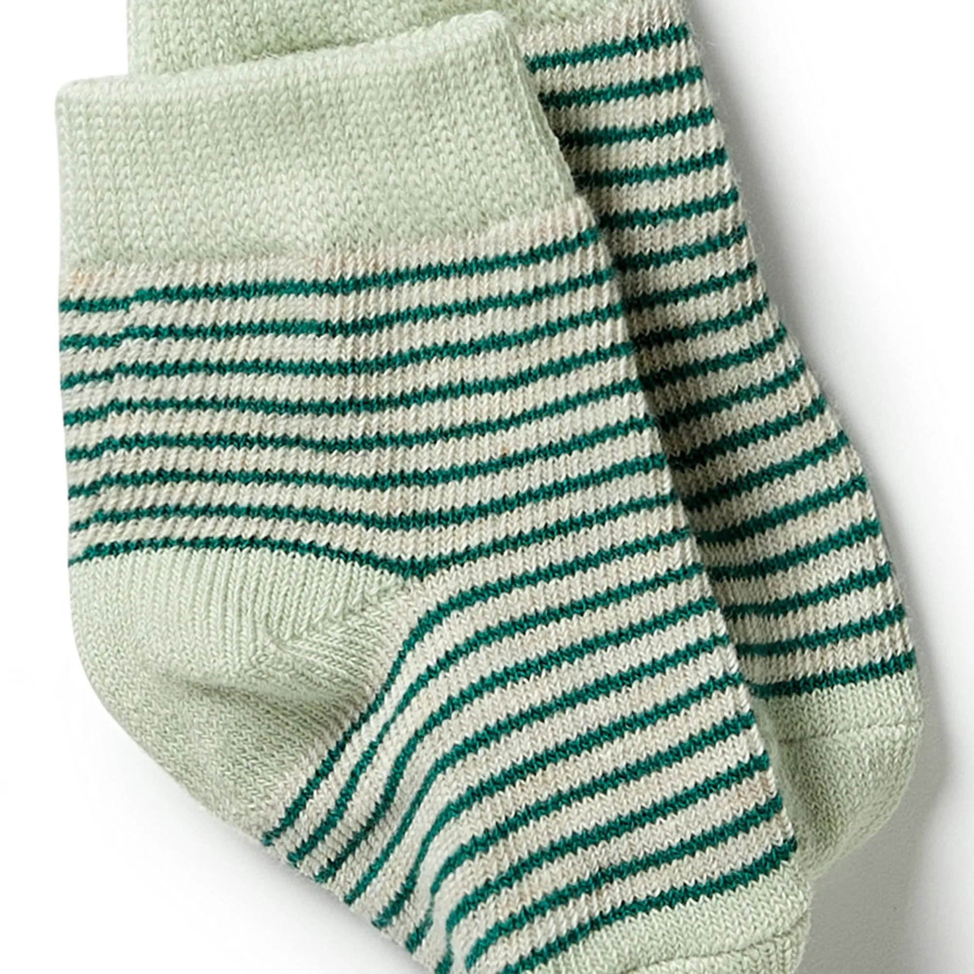 Organic 3 Pack Baby Socks - Deep Sea / Pistachio / Oatmeal