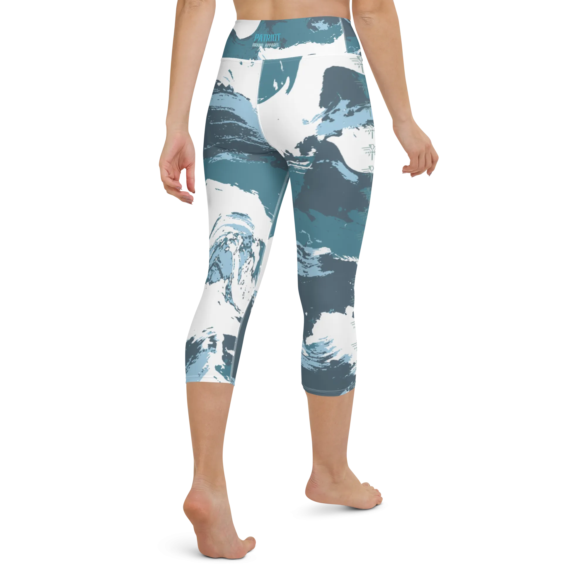 Patriot Marbled Earth Yoga Capri Leggings