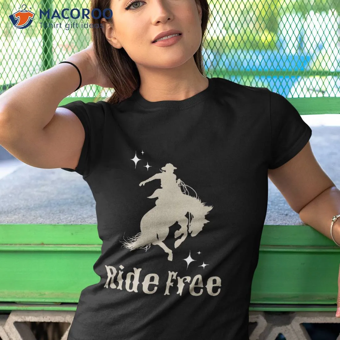 Ride Free Bronc Horse Cowboy Shirt
