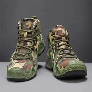 Thermal Snow Men Mountain Hunter Walking Shoes Army Green Male Hiker Climbing Mountain Shoes Camouflage Adult Hunting Boots